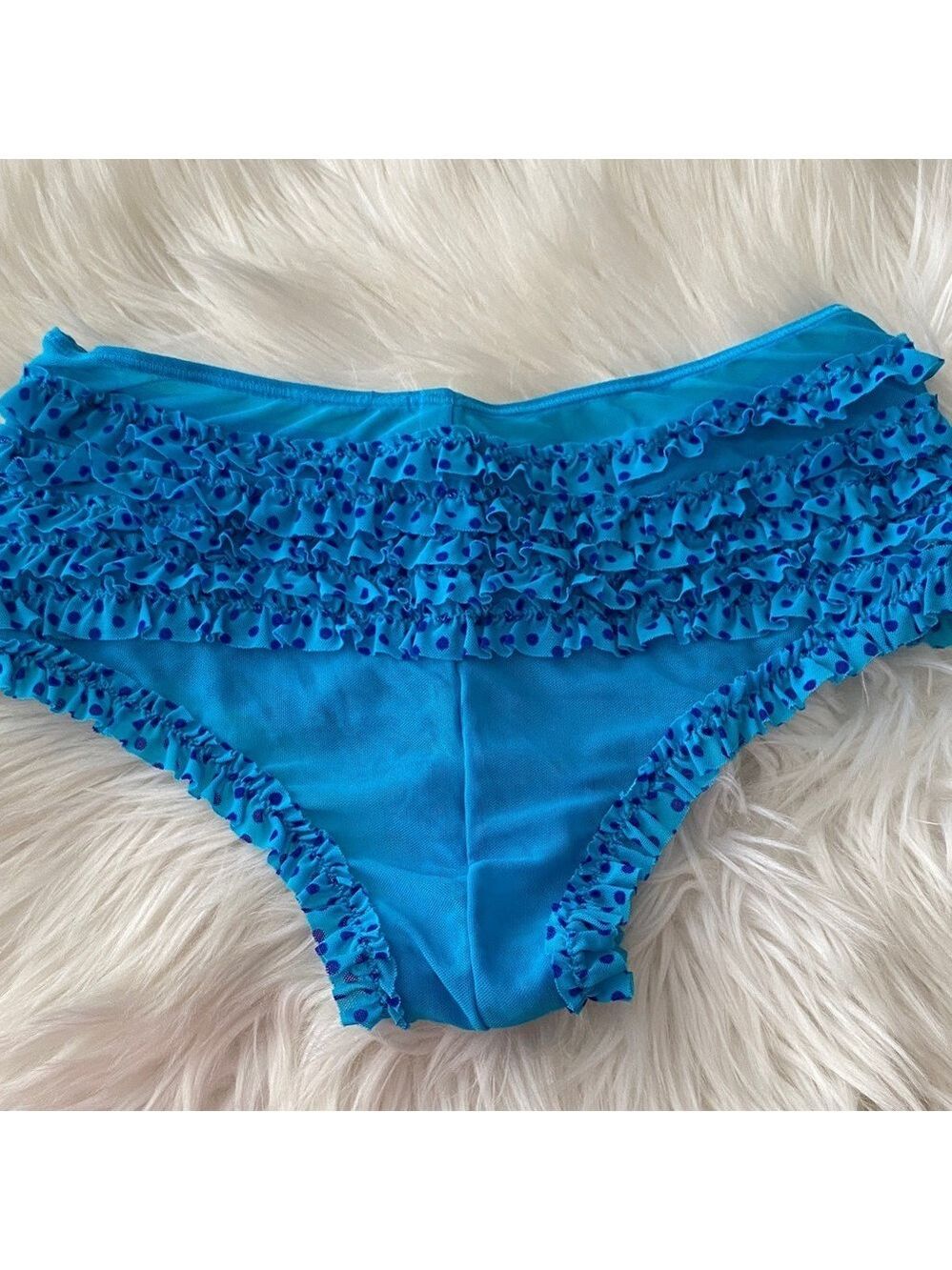 Y2k Ruffle Bikini Briefs - Picture 3 of 6